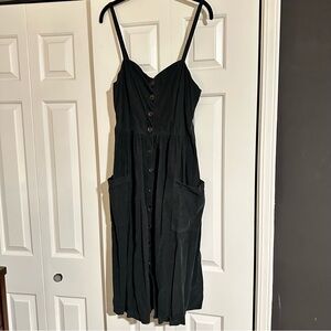 Urban Outfitters Dark Green Corduroy Dress